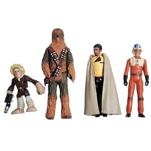 Star Wars LFL Action Figure Lot Of 4 2.5-4.5" Loose Pre-owned